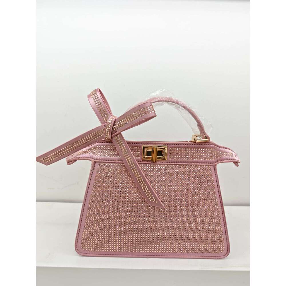 Style Diamond-Studded Handbag New Fashion Full Diamond Shoulder Crossbody Chain Women's Bag