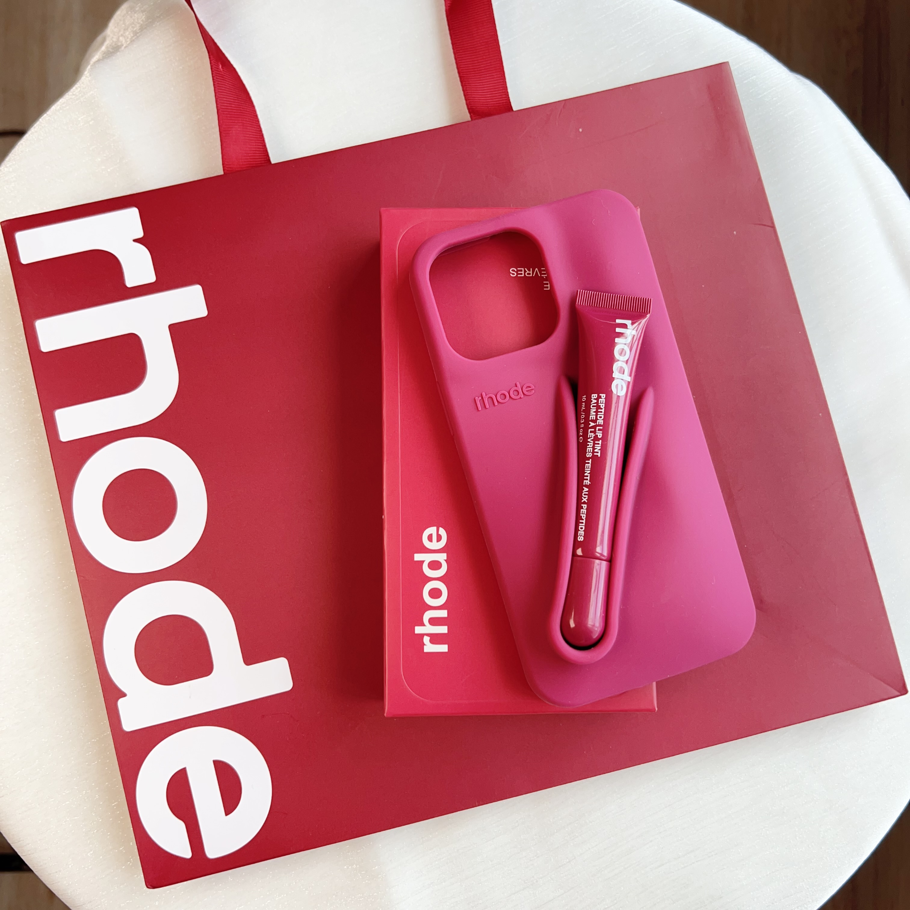 rhode phone case Carrying a handbag Lipstick Portable Case Design Lip Gloss Lipstick Lip Balm 3D Make-Up Silicone Phone Case for iPhone 15 16 Holder Cover Silicone Soft
