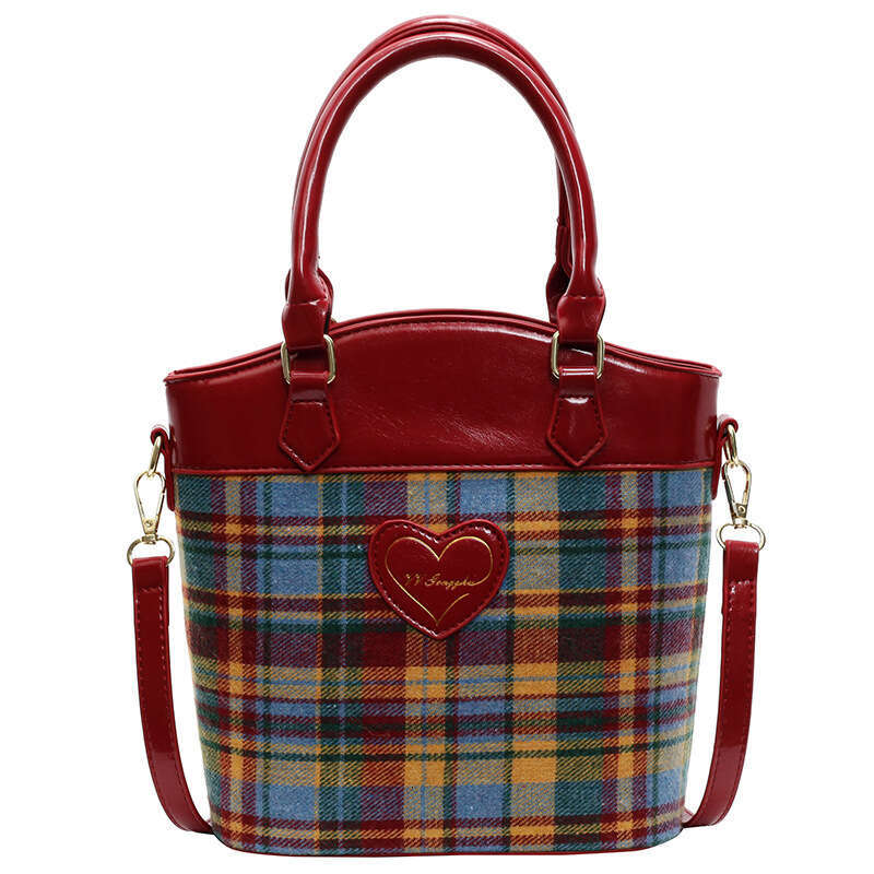 Trendy Color-Block Niche Handbags for Women 2025 New Spring/Summer Versatile Crossbody Fashionable Tote Bucket Bags