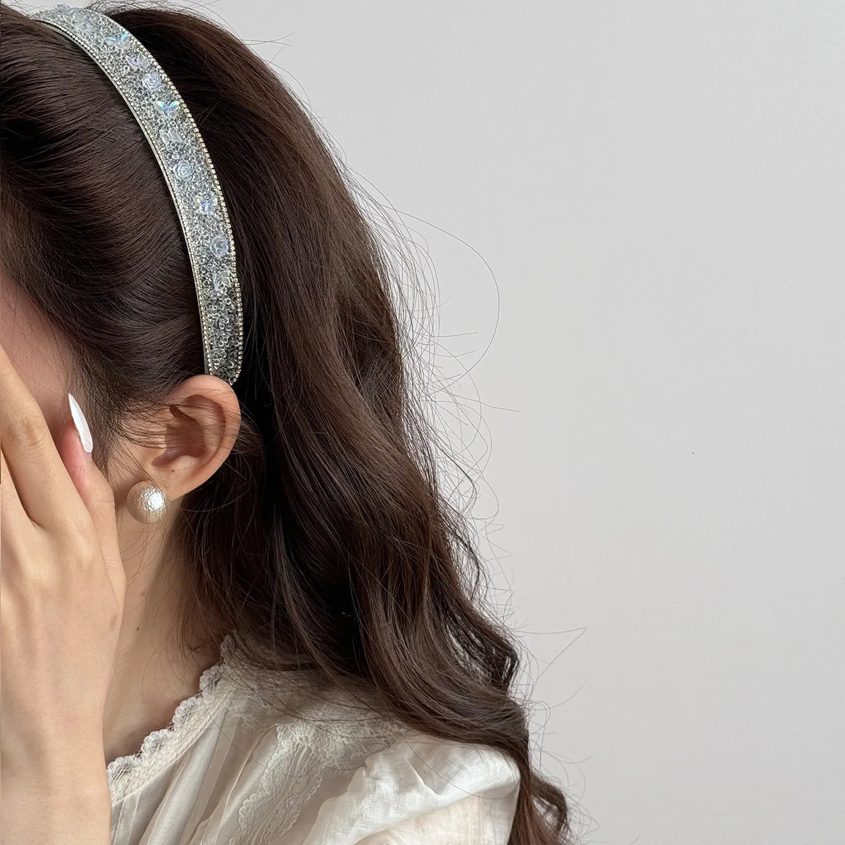 Hair bands for women girl korean accessories headband fascinators elegant Butterfly rhinestone vintage 250610