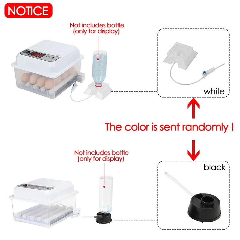 Farm Poultry Fully Automatic Turning Egg Incubator Dual-Electric Mini Household Brooder for Chicken Goose Duck Bird 16 Eggs 220V 250613