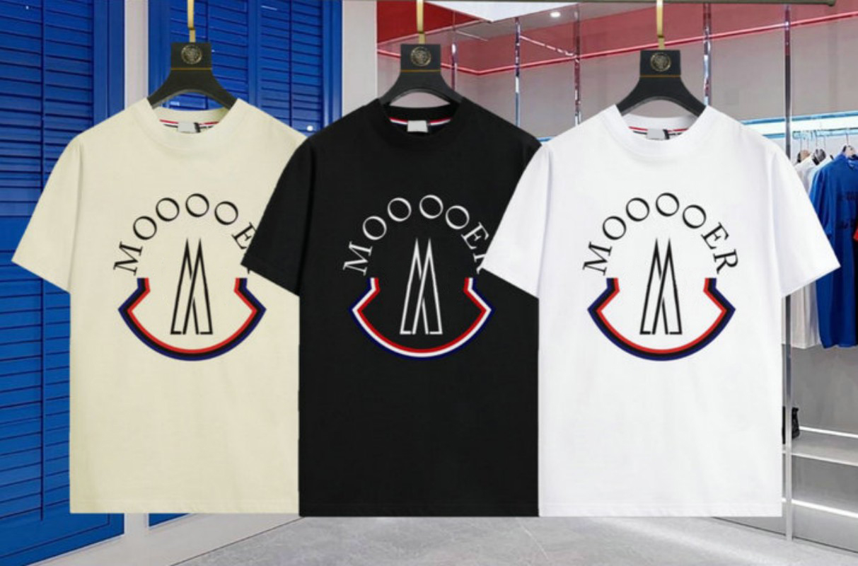 Fashion T-shirt designer men's T-shirt summer brand graffiti letter print 100% pure cotton fabric high-end luxury casual couple T-shirt loose men S-5XL