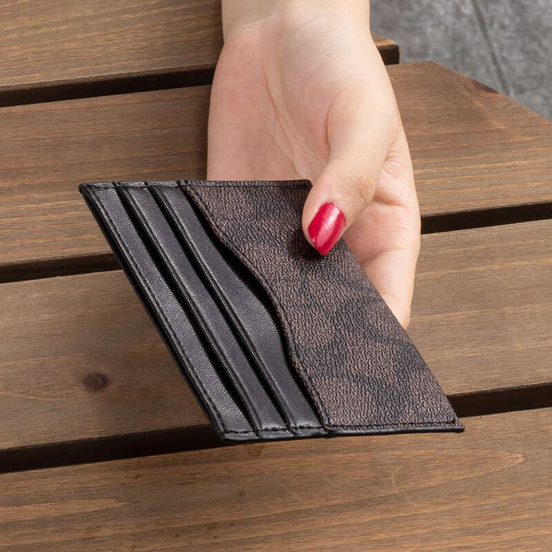 Women's Fashion Compact Ultra-thin Mini Cute Style Personalized Card Case High-end Driver's License Wallet Integrated Bag