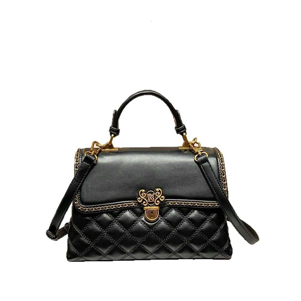 Leather Luxury Quilted Genuine Handbag for Women New High-End Large Capacity Crossbody Fashionable Women's Bag 's