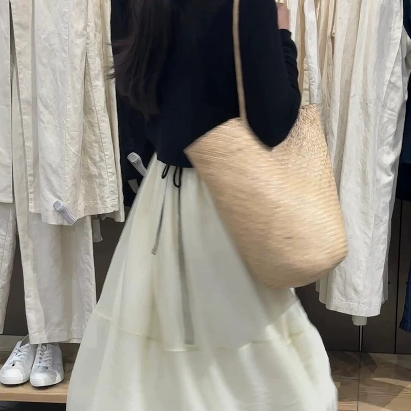 X18010 New women's high-end pink chiffon skirt female spring and summer new pear-shaped high waist a-line puffy gauze skirt