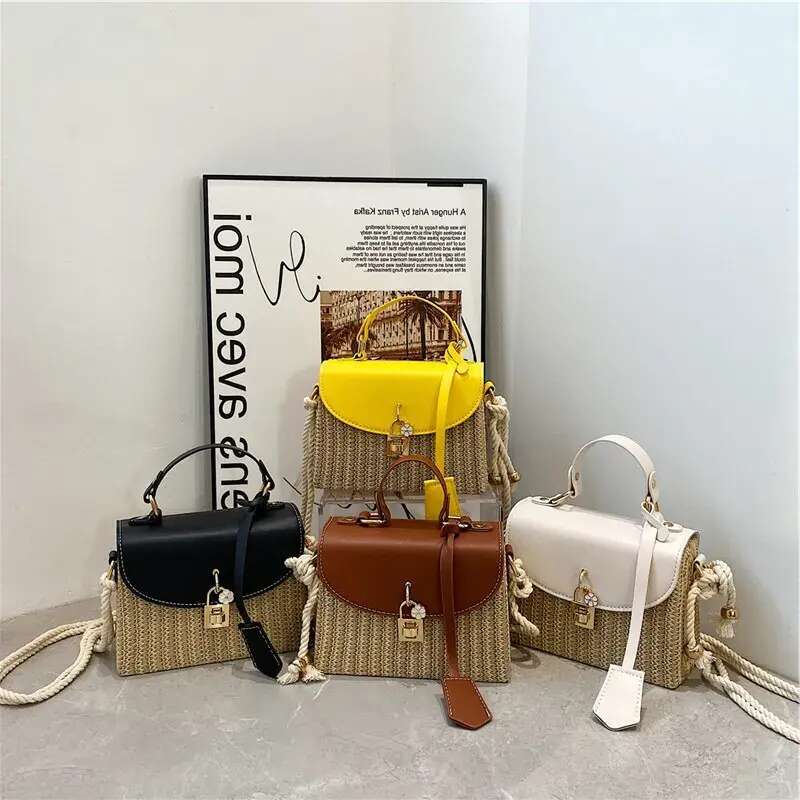 Designer Shoulder Free Shipping New Fashion Small Square Premium Bag Texture Woven Single Crossbody For Womens Free shipping