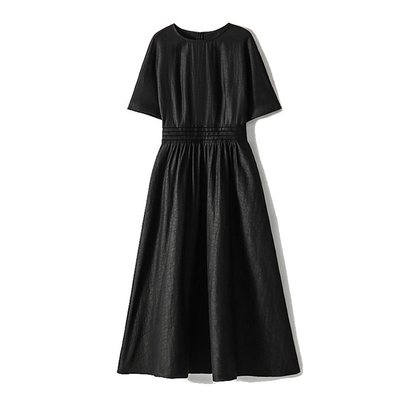 MM161 Cloud Silk Waist Slimming Long Skirt