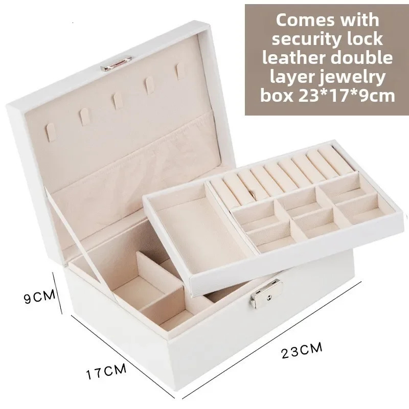 Double Jewelry Box Earrings Necklace Ring Jewelry Box Jewelry Storage Box Jewlery Box Jewelry Organizer Jewelry Box 250614 - view 7