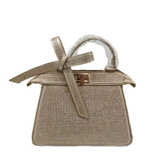 Style Diamond-Studded Handbag New Fashion Full Diamond Shoulder Crossbody Chain Women's Bag