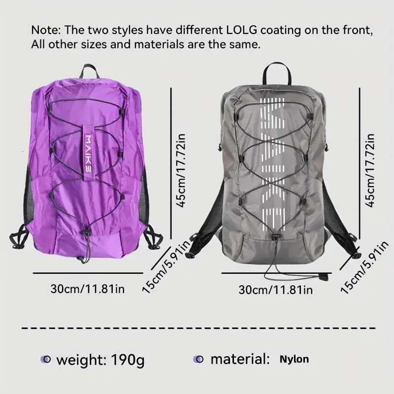 Maike Hiking Backpack Outdoor Sport Travel Bag Camping Mountaineering Travel for Women Men Small Hiking Backpack Shoulder Bag 250609