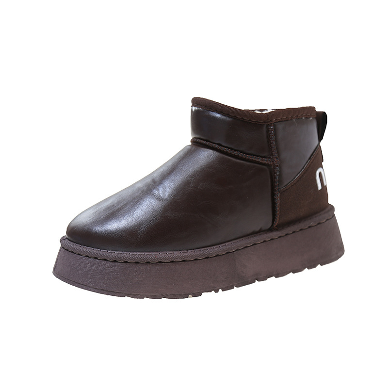 hot Free shipping designer Boots for woman cotton shoes winter keep warm Fashion Boots vintage black brown platform snow boots