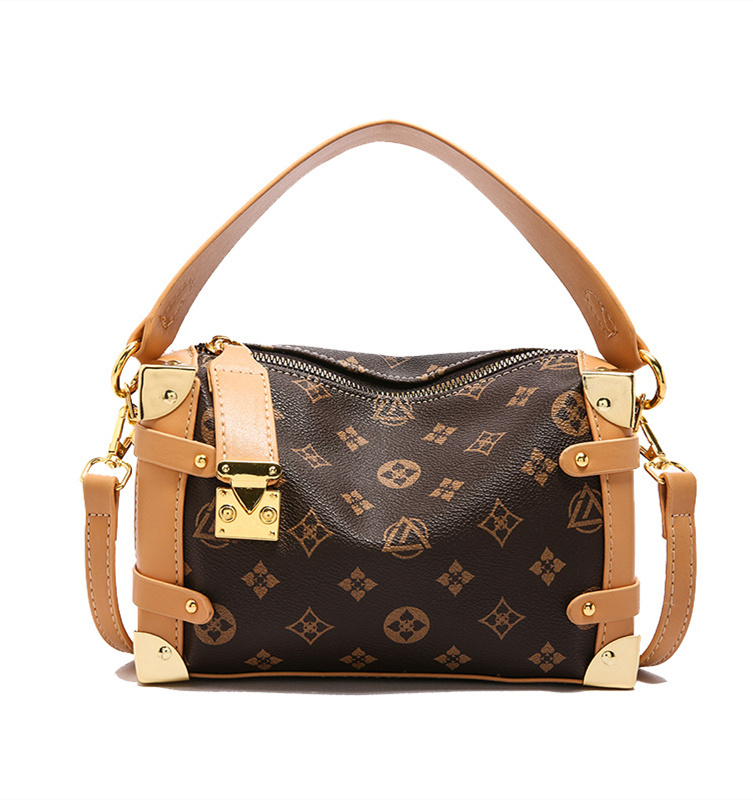 Free shipping designer bag for women 2025 new high-end European and American fashion box bag versatile temperament women's single shoulder crossb