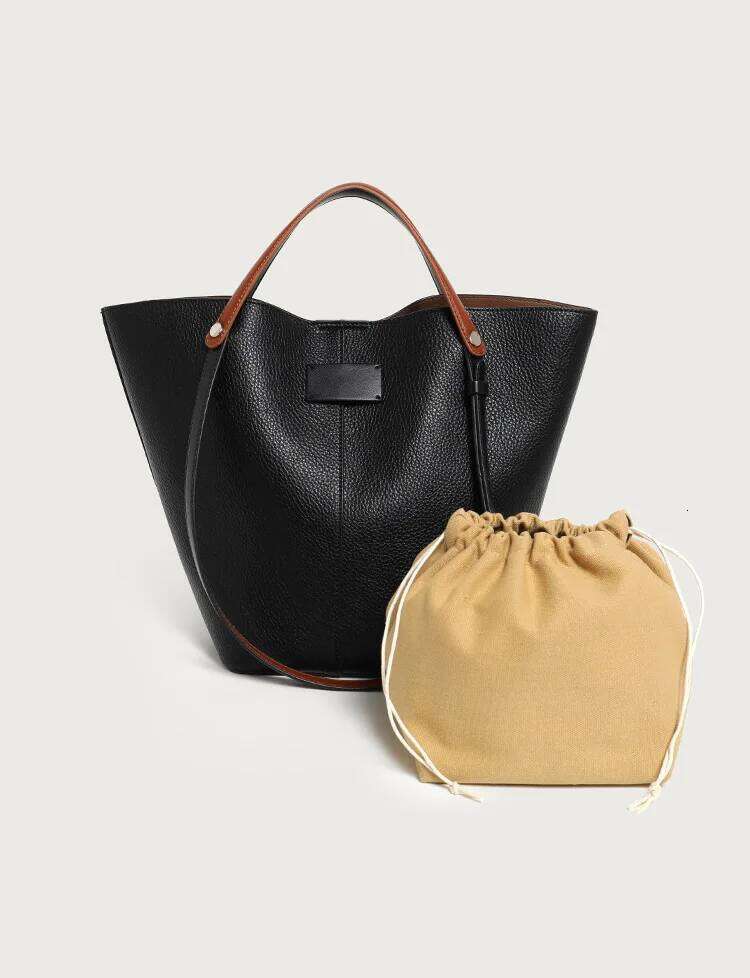 Hot Selling Designer Bucket Shoulder Bag For Women Handbags And Purses Design Fashion Lady Totes PU Leather Big Composite Bag