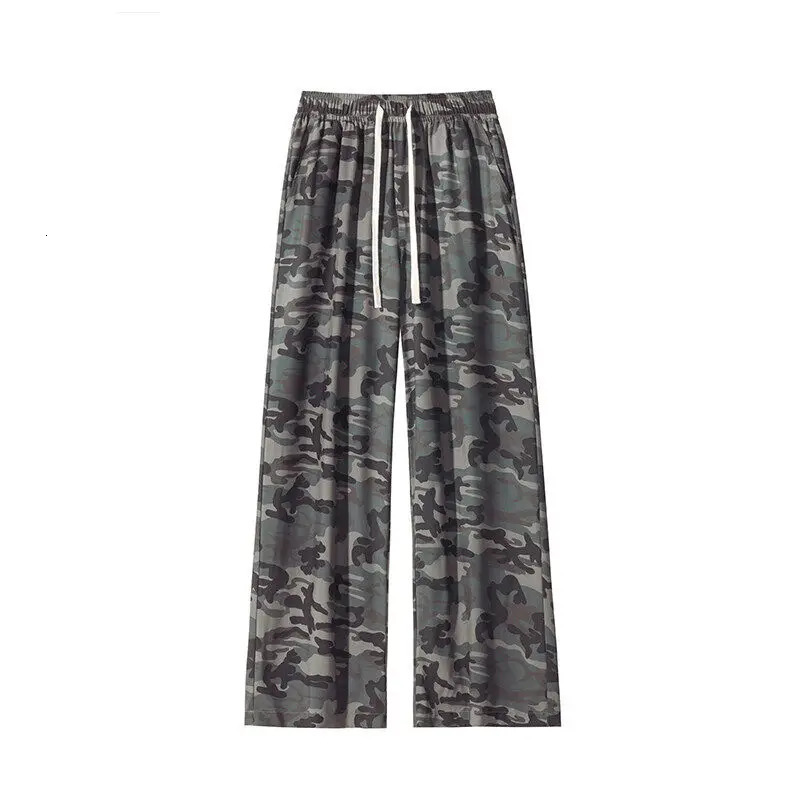 LAPPSTER Camo Korean Fashion Joggers Pants For Men Streetwear 2000s Clothes Y2k Sweatpants Elastic Waist Wide Leg Mens Joggers 250614