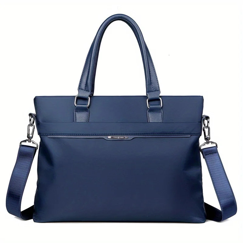 Fashion Briefcase Business Handbag Oxford Cloth Laptop Crossbody Bag 250614