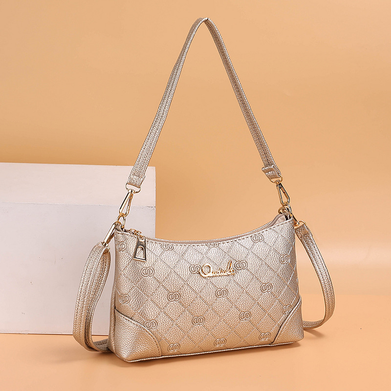 Free Shipping 2025 New Designer Bag Women's Solid Color Single Shoulder Handbag Casual High-quality Shopping Bag