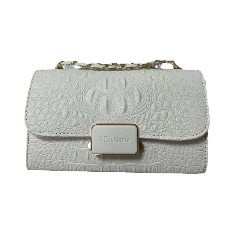 Textured Pattern (New) Crocodile Women's with Adjustable Chain Strap, Shoulder Bag, Crossbody Bag () Strap, ,