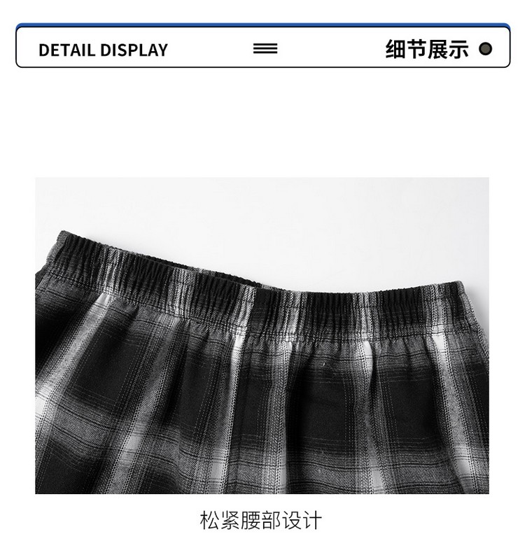 American-style Plaid Athletic Shorts for Men, Designer Summer Wear Trendy Sportswear, Basketball Casual Loose Five-Minute Pants