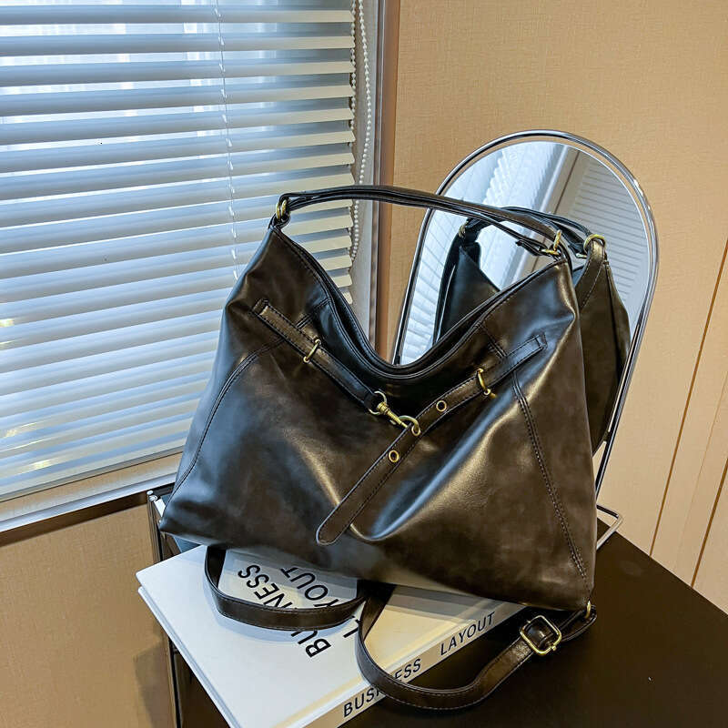 Large Capacity New Casual Fashion Double Shoulder Backpack Women's Commuter Tote Bag