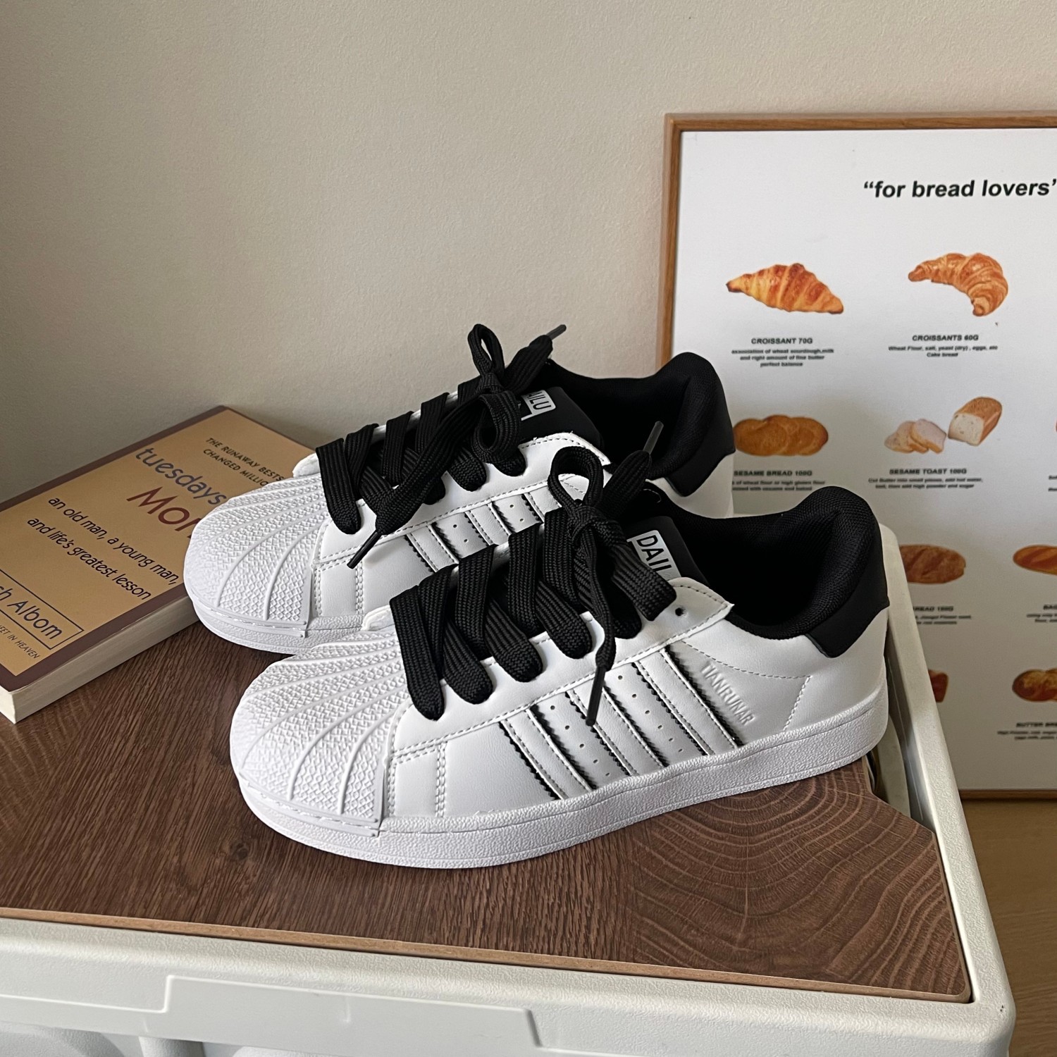 2025 Chinese - style Men's Shoes, Ins - style Brand Retro Shell - toe Sneakers Versatile Sports White Sneakers for Men Women and Students
