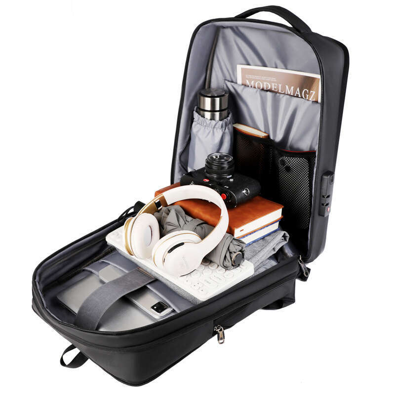 3D Hard Shell Anti-Theft Multi-Compartment Large Capacity Laptop Bag Business Travel Backpack