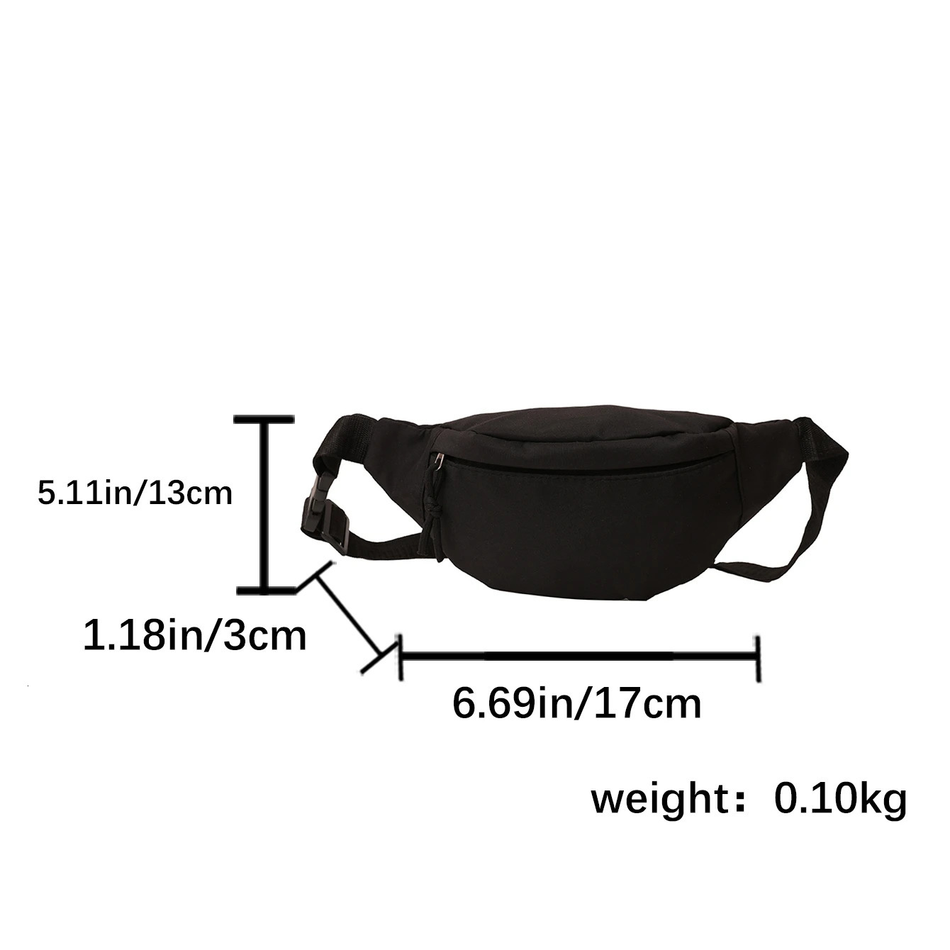 Fanny Pack Crossbody Chest Bag Belt Sling Purse Waist Bags Outdoor Sport Travel Versatile Daily Messenger Shoulder 250612