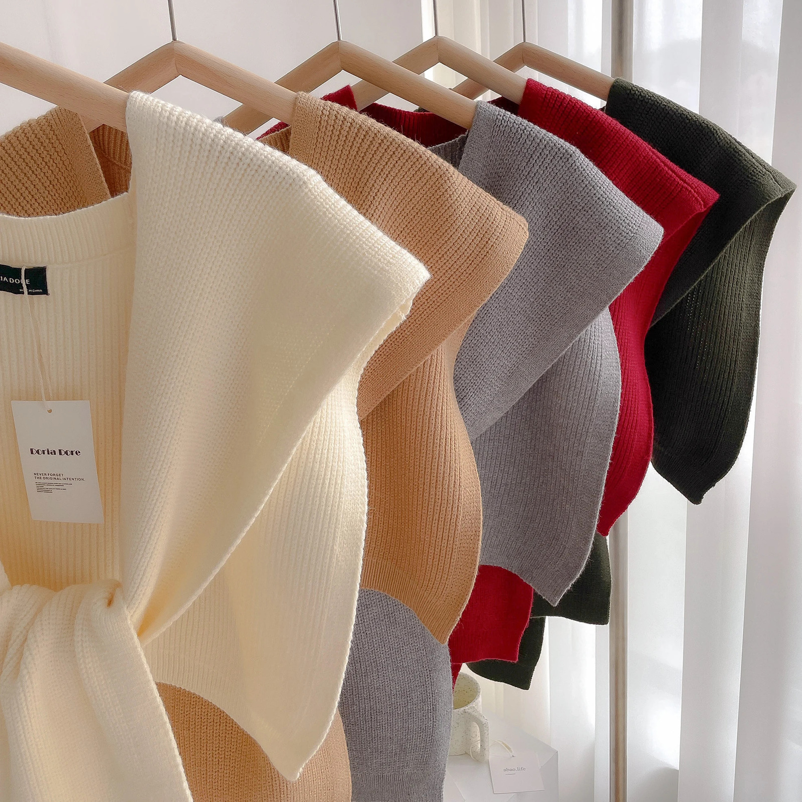 Cashmere Wool Knit Women Collar Shawl Summer Air Conditioned Shoulder Protect Cervical Spine Thicken Warm Scarf 250610