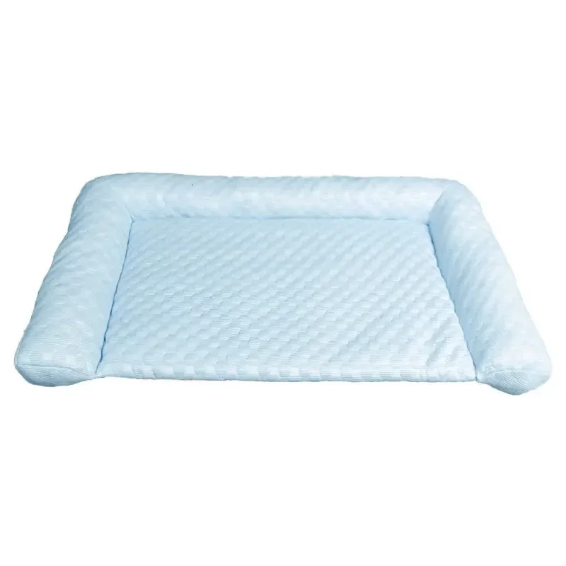 Summer Cooling Ice Silk Mat Bed Set for Dogs Cats - Breathable Portable Pet Cooler Pad 250614
