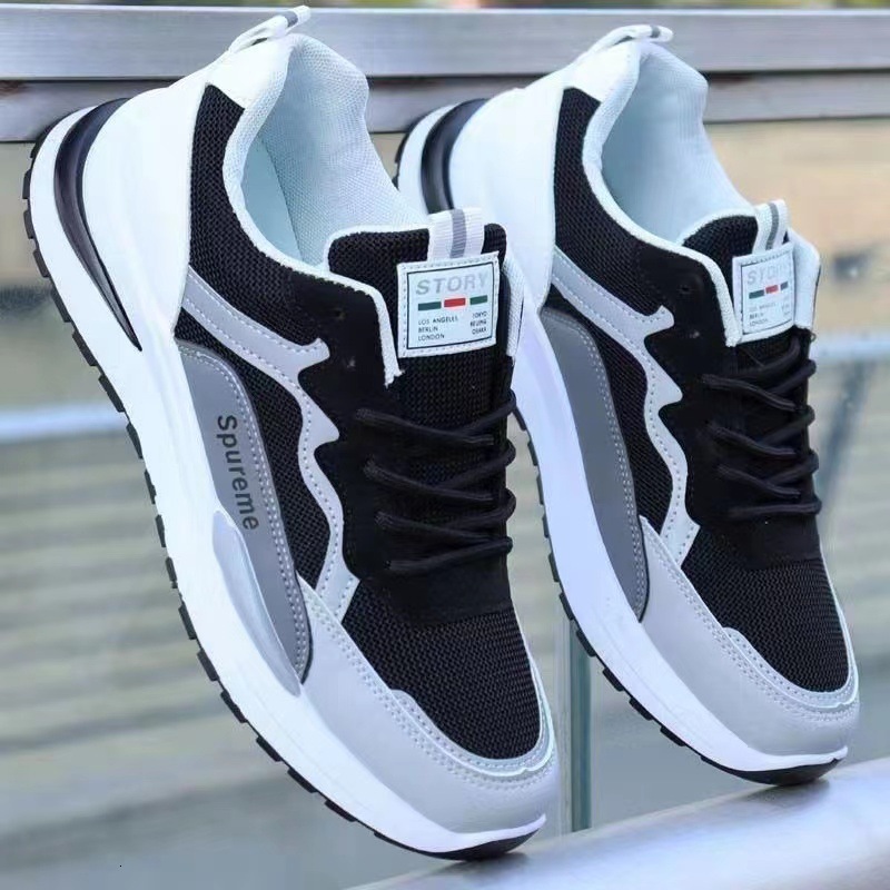 Breathable Dad Sneakers For Men Spring Summer Korean Fashion Casual Designer Shoes Sports Shoes Soft Sole Lightweight Mesh Free Delivery Of Sneakers T
