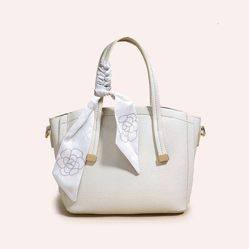 Genuine Leather High-End Handbag Basket for Women 2025 New Large Capacity Commuter Shoulder Crossbody Bag