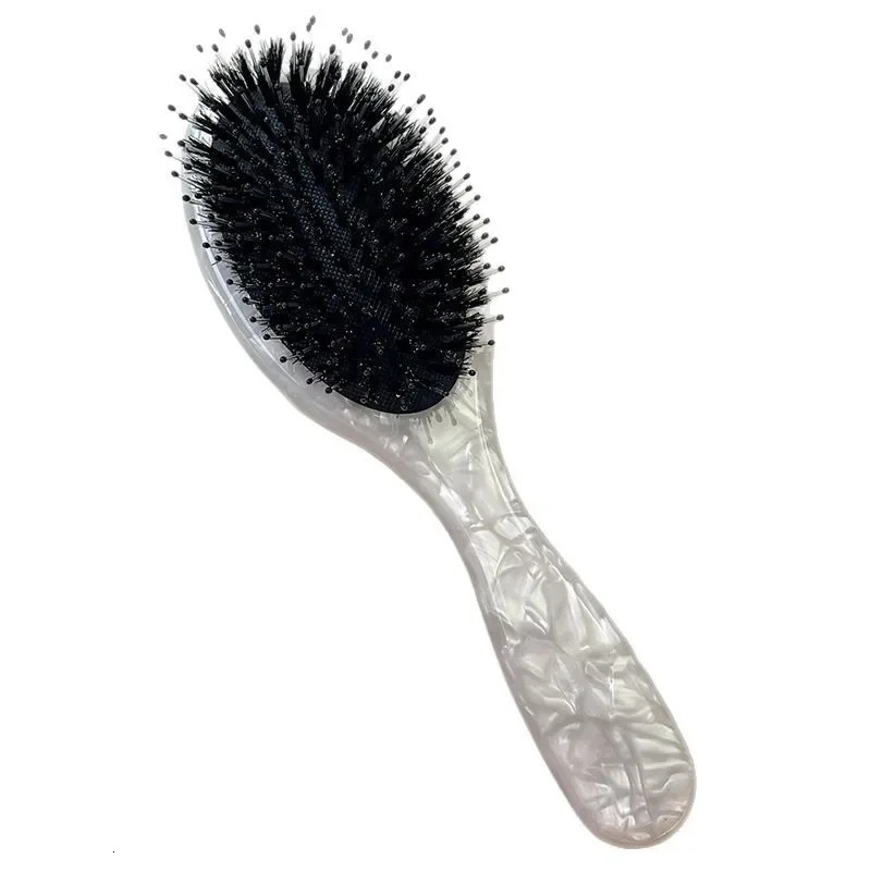 Thickened Anti-Static Hair Comb 8mm Air Cushion Brush Premium Feeling Pigtail Bristle Hairdressing Accessories for Women 250612