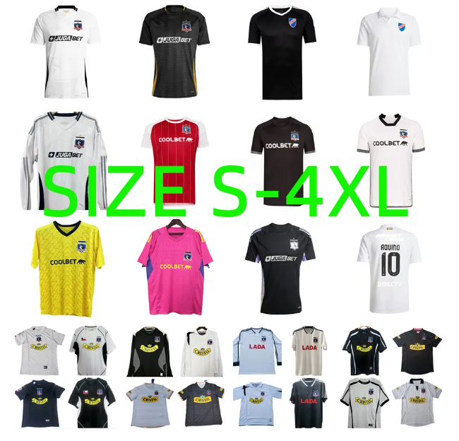 24 25 26 Colo Soccer Jerseys 2025 2026 Club PALACIOS PAVEZ Maillots De Foot Shirt LEZCANO FALCON 1991 1997 1998 2003 2004 2005 2006 2011 2013 Football Shirt Uniforms