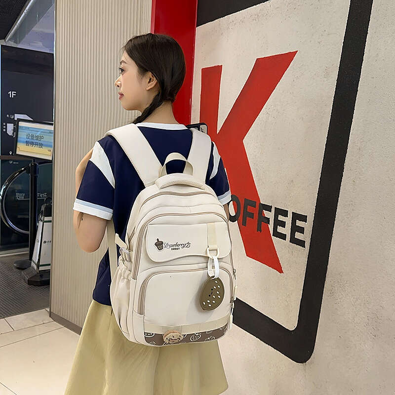 Bag for Girls, Elementary Grades 3 to 6, Lightweight Backpack, Middle and High School Students, Large Capacity, Versatile College Student Backpack