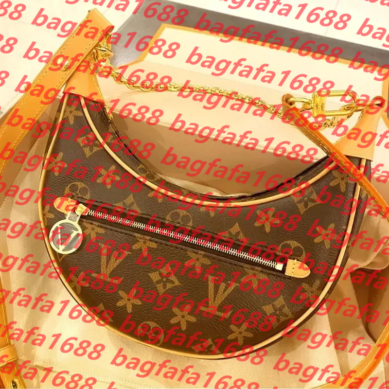 Loop bag Croissant bags shoulder hobo Designer Purse M81098 half moon Luxury woman baguette underarm Handbag crossbody tote Metal Chain Collection