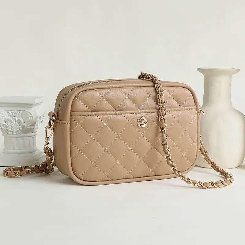 Designer Shoulder Trendy New Dia Grid Bag Chain Women S Crossbody Free shipping