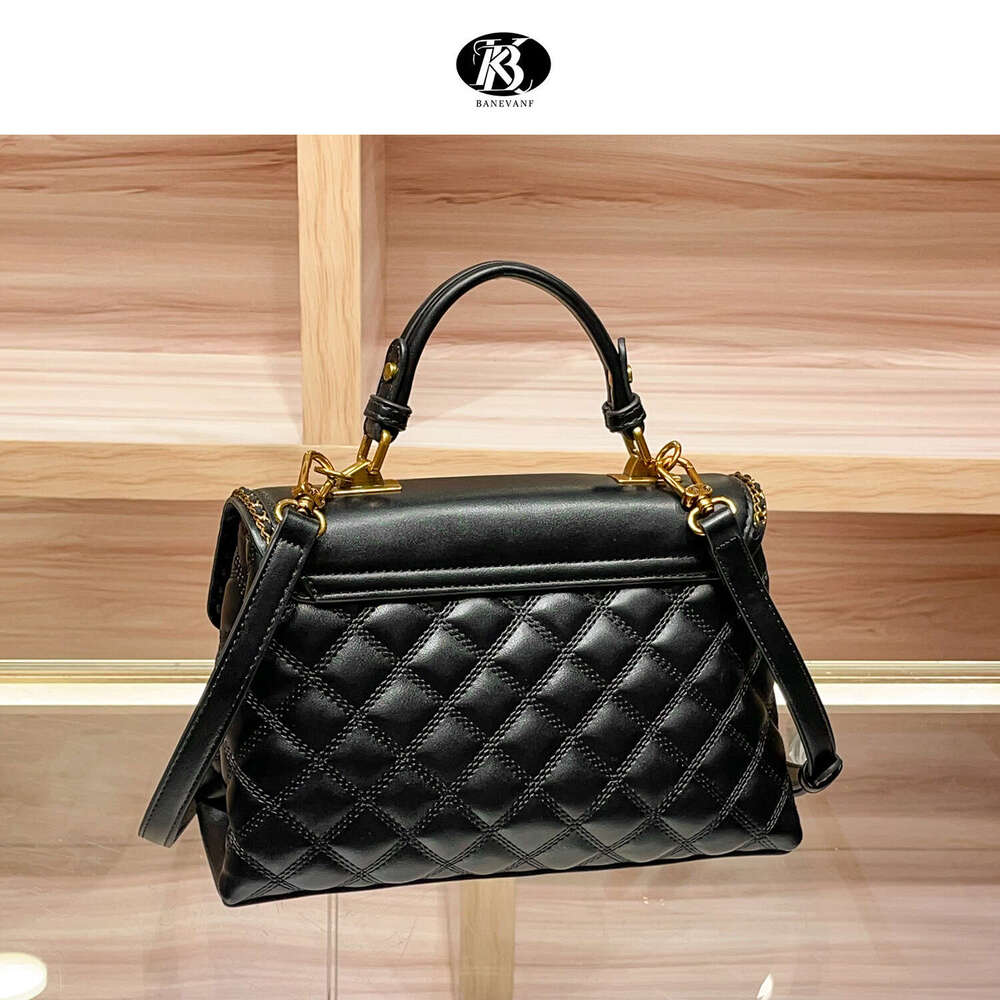 Leather Luxury Quilted Genuine Handbag for Women New High-End Large Capacity Crossbody Fashionable Women's Bag 's