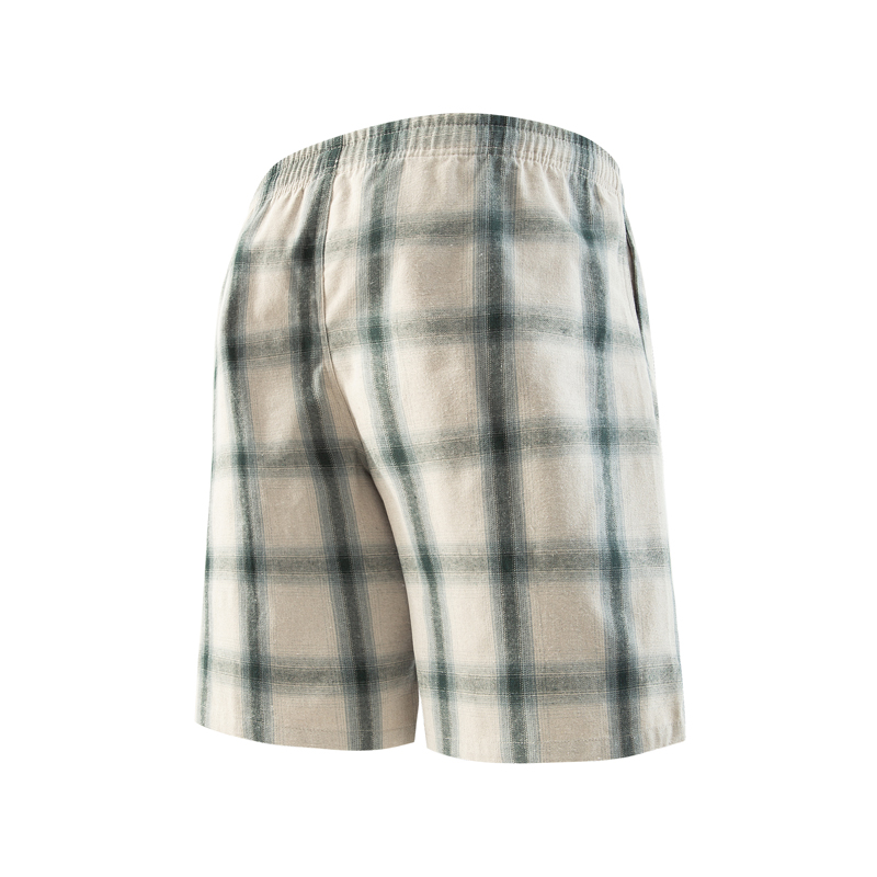 American-style Plaid Athletic Shorts for Men, Designer Summer Wear Trendy Sportswear, Basketball Casual Loose Five-Minute Pants