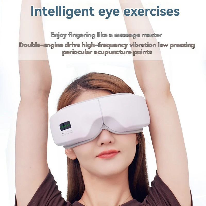 Frequency Vibration Bluetooth Music Compress Eye Mask Compress Eye Protector Relieves Fatigue Lntelligent Air Pressure M 250612