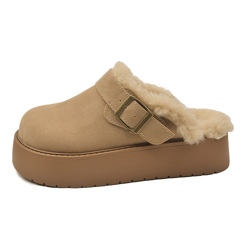 hot free shipping designer slippers for woman winter new Indoor outdoor Snow boots keep warm vintage classic Plush sandals