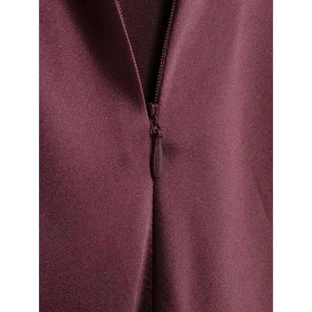 Women's Long Satin Halter Dress, Backless, Bow Tied, Back Zipper, Female Dresses, Sexy Fashion