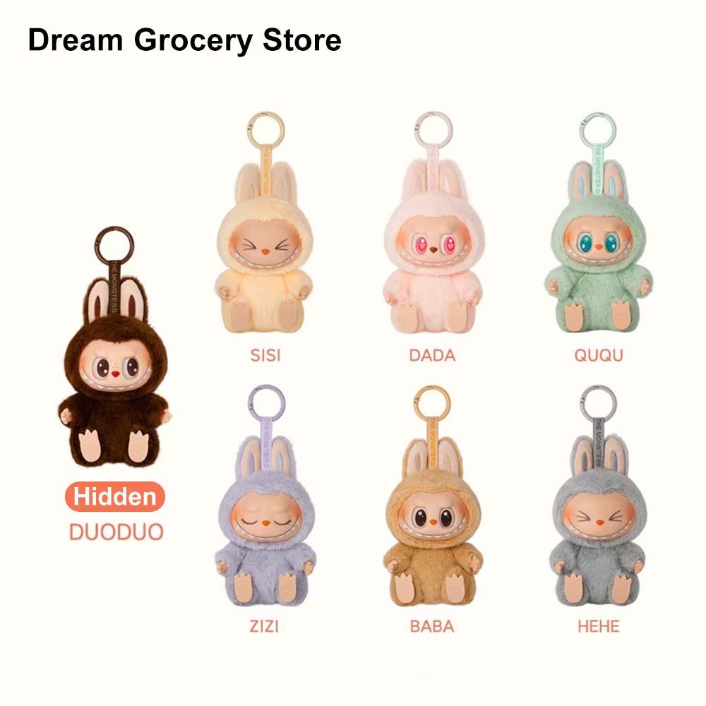 High Quality Macaron 2nd The Monsters Labubu pop mart Sitting Party Vinyl Plush Blind Box Decorative Surprise Box Doll Collection Gift Multiple themes foe choose