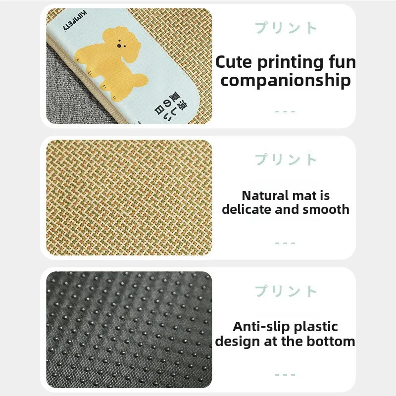 Pet Cooling Mat Anti scratch Cat Sleeping Mat Cool Breathable Cooling Dog Mat Waterproof Vine Mat Dog Nest 250614
