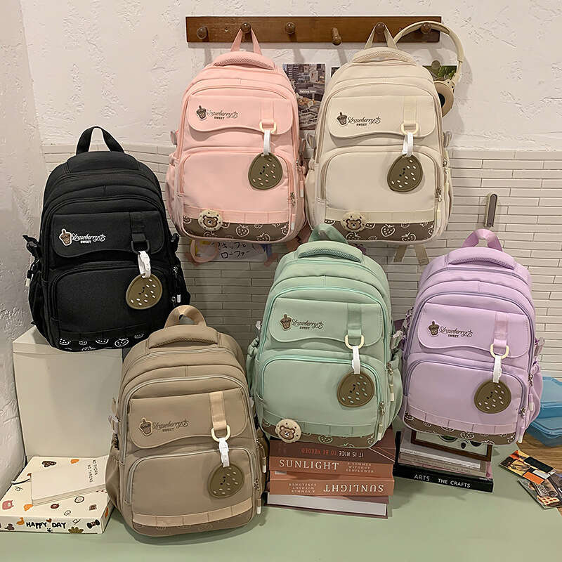 Bag for Girls, Elementary Grades 3 to 6, Lightweight Backpack, Middle and High School Students, Large Capacity, Versatile College Student Backpack