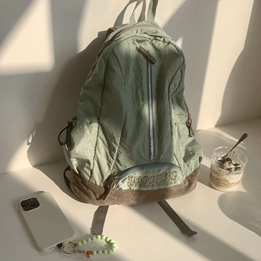 Large Capacity Blogger Style Bag College Student Casual Backpack 2025 Korean New Custom Trendy Ins