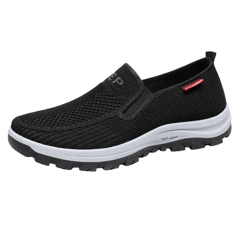 Slip-on Lazy Shoes Flyknit Mesh Breathable Free Delivery Of Sneakers Driving Shoes Simple Men's Shoes Soft Sole Designer Shoes Casual Shoes Men&#