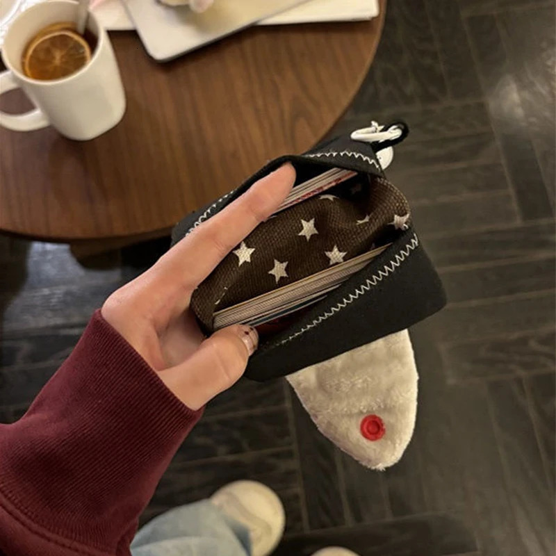 Cute Portable Rice Ball Coin Purse Practical Ins Cartoon Wallet Id Bag Student Integrated Folding Storage Bag 250614