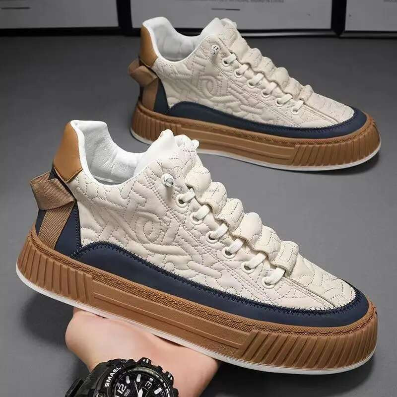 Summer 2025 Men s Casual Shoes With Fashionable Design High end Comfort Sports Shoes Outdoor Hiking Trend Board Shoes Flat Running Shoes