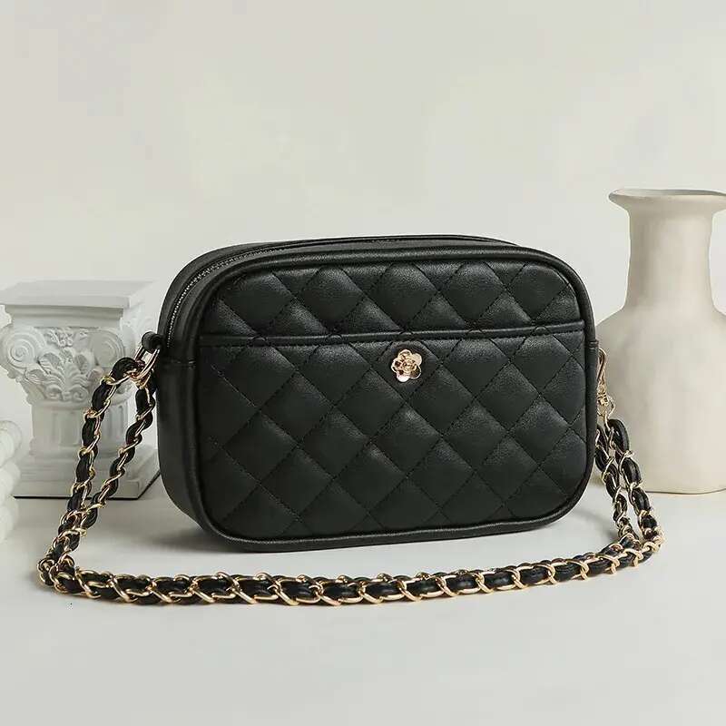 Designer Shoulder Trendy New Dia Grid Bag Chain Women S Crossbody Free shipping