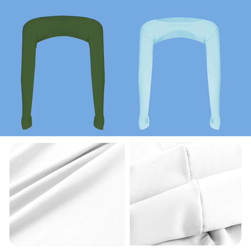 Summer Ice Silk Shawl Arm Sleeves One Piece Long Sleeved Cardigan Outdoor Sports Sunscreen Oversleeve Ladies Top Cropped Cape 250610