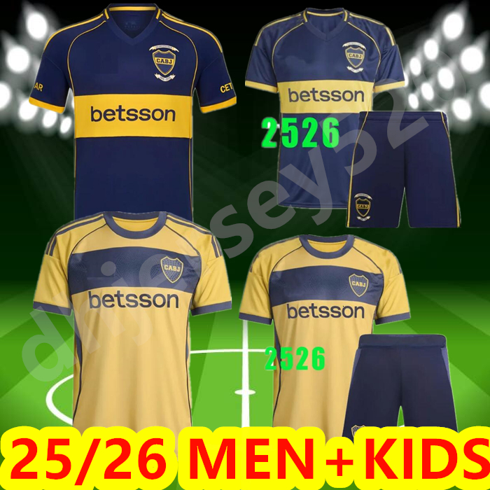 2025 2026 Boca Juniors CAVANI Soccer Jerseys 120th 25 26 CARLITOS MARADONA Club Atletico CONMEBOL LIBERTADORES JANSON football shirt MEN SETS Kids UNIFOR...